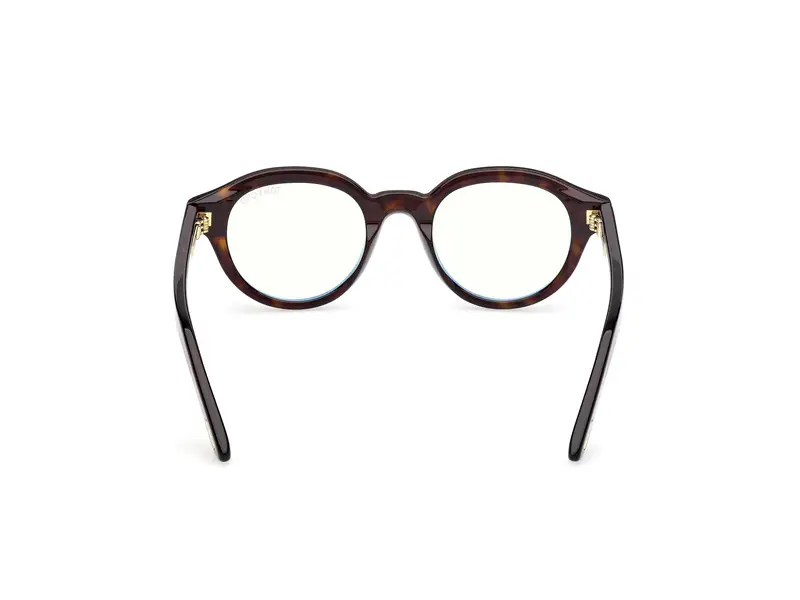 TOM FORD Unisex FT6037-B 52 Montature da vista Acetato Havana Rotonda Normale miniatura 3