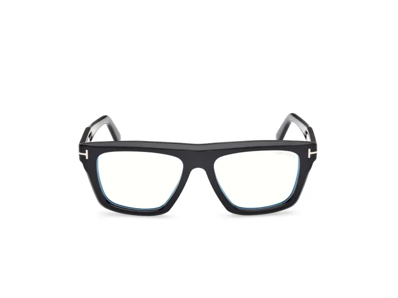 Unisex FT6059-B 001 Montature da vista Acetato Nero Squadrata Normale miniatura 2