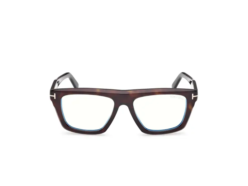 Unisex FT6059-B 052 Montature da vista Acetato Havana Squadrata Normale miniatura 2