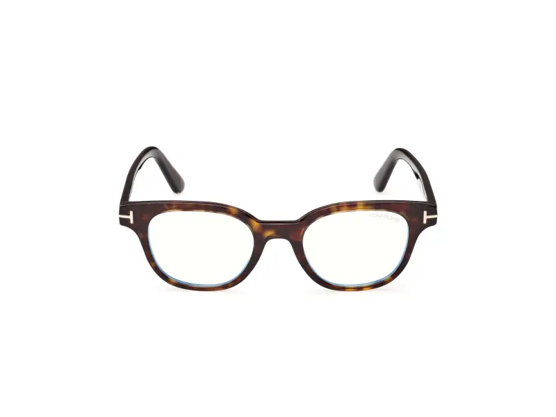 Unisex TOM FORD FT6130-B 052 Montature da vista Acetato Havana Squadrata Normale miniatura 2