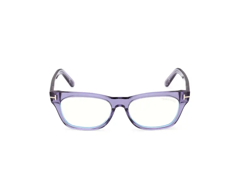 Unisex TOM FORD FT6131-B 081 Montature da vista Acetato Viola Squadrata Normale miniatura 2