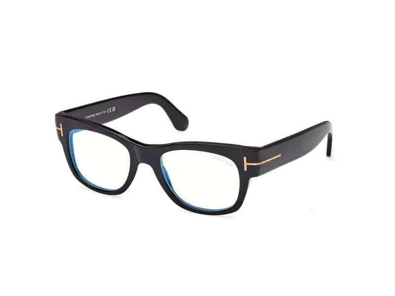 TOM FORD Uomo FT5040-B 1 Montature da vista Acetato Nero Squadrata Normale