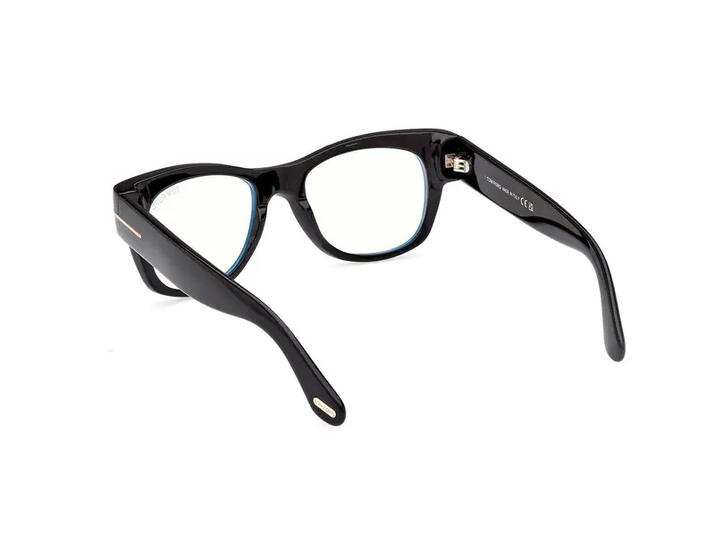 TOM FORD Uomo FT5040-B 1 Montature da vista Acetato Nero Squadrata Normale miniatura 3