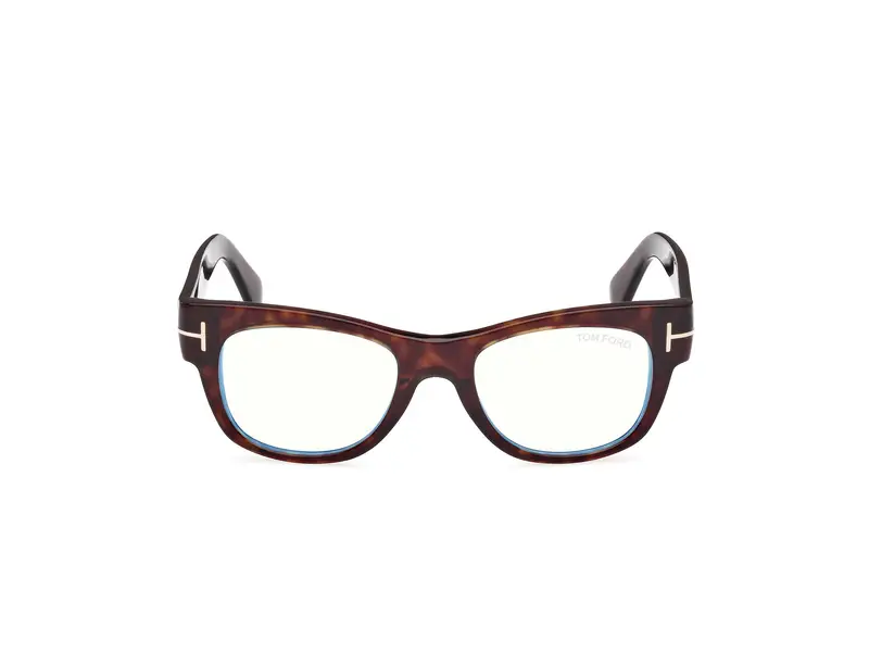 TOM FORD Uomo FT5040-B 52 Montature da vista Acetato Havana Squadrata Normale miniatura 2