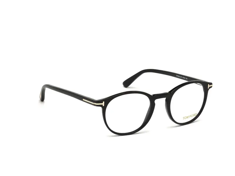 TOM FORD Uomo FT5294 1 Montature da vista Acetato Nero Rotonda Normale miniatura 2
