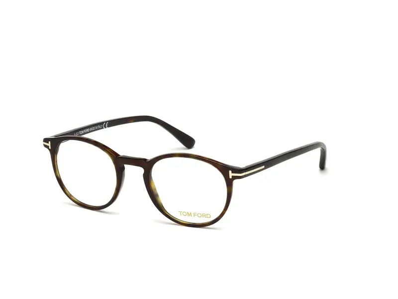 TOM FORD Uomo FT5294 52 Montature da vista Acetato Havana Rotonda Normale