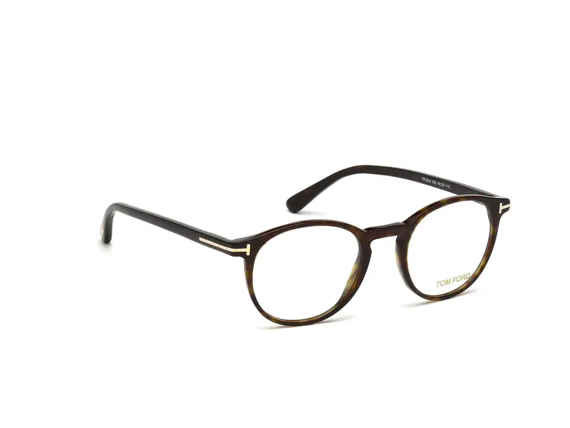 TOM FORD Uomo FT5294 52 Montature da vista Acetato Havana Rotonda Normale miniatura 2