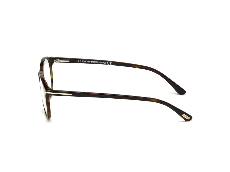 TOM FORD Uomo FT5294 52 Montature da vista Acetato Havana Rotonda Normale miniatura 3