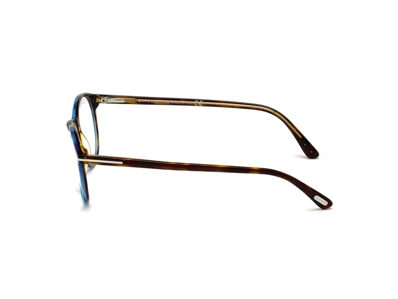 TOM FORD Uomo FT5294 56 Montature da vista Acetato Havana Rotonda Normale miniatura 3