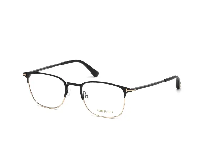 TOM FORD Uomo FT5453 2 Montature da vista Metallo Nero  Geometrica Normale