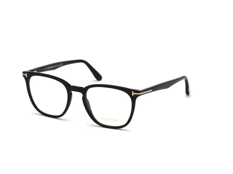 TOM FORD Uomo FT5506 1 Montature da vista Acetato Nero  Geometrica Normale