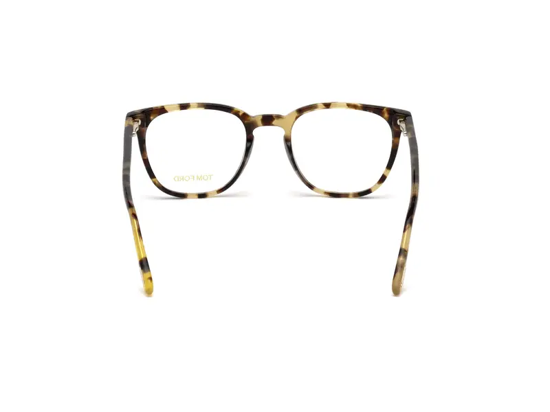 TOM FORD Uomo FT5506 55 Montature da vista Acetato Havana Geometrica Normale miniatura 3