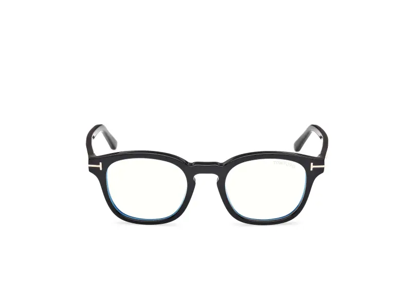 Uomo FT5532-B 01D Montature da vista Acetato Nero Fumo Rotonda Polarizzata miniatura 2