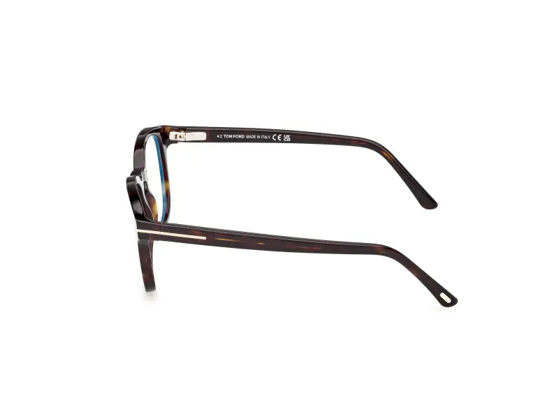 Uomo FT5532-B 52N Montature da vista Acetato Havana Verde Rotonda Normale miniatura 3