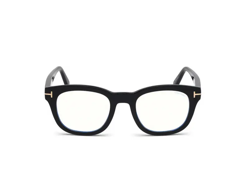 TOM FORD Uomo FT5542-B 1 Montature da vista Acetato Nero Geometrica Normale miniatura 2