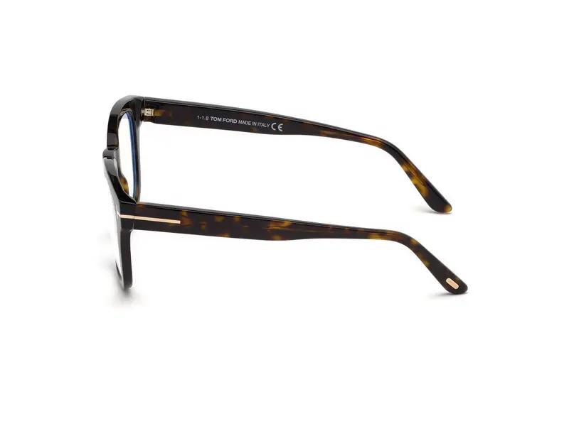 TOM FORD Uomo FT5542-B 52 Montature da vista Acetato Havana Geometrica Normale Anti luce blu - per PC miniatura 2