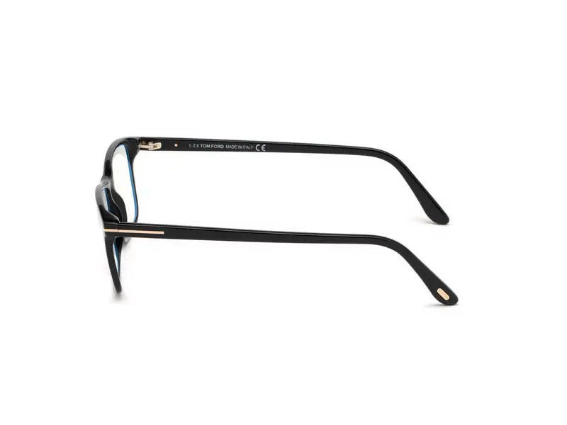 TOM FORD Uomo FT5584-B 1 Montature da vista Acetato Nero Squadrata Anti-luce blu miniatura 2