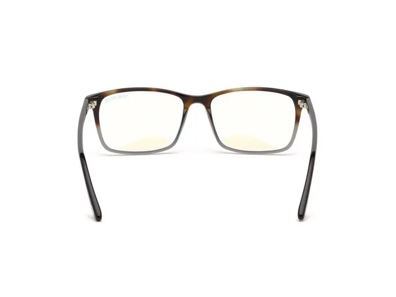 TOM FORD Uomo FT5584-B 56 Montature da vista Acetato Havana Geometrica Normale miniatura 3