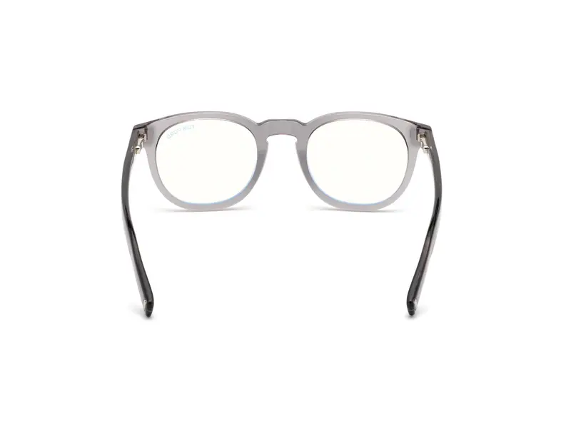 TOM FORD Uomo FT5629 020 Montature da vista Acetato Grigio Rotonda Normale miniatura 3