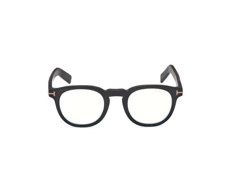 Uomo FT5629-B 002 Montature da vista Acetato Nero Rotonda Normale miniatura 2