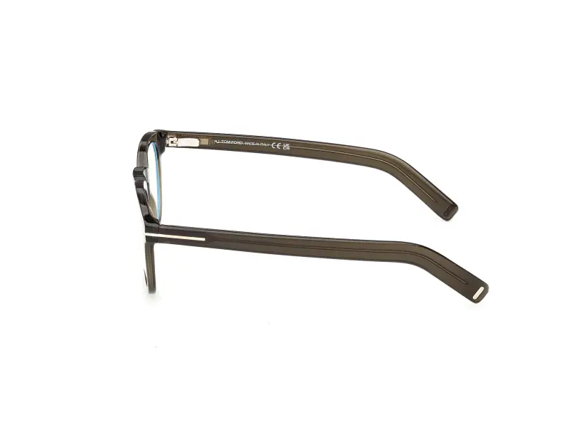 Uomo FT5629-B 096 Montature da vista Acetato Verde Rotonda Normale miniatura 3