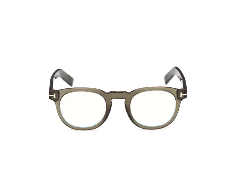 Uomo FT5629-B 096 Montature da vista Acetato Verde Rotonda Normale miniatura 2