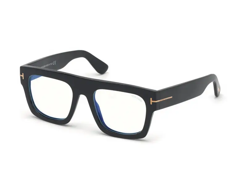 TOM FORD Uomo FT5634-B 1 Montature da vista Acetato Nero  Geometrica Normale
