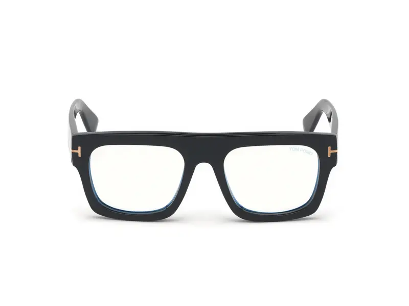 TOM FORD Uomo FT5634-B 1 Montature da vista Acetato Nero Geometrica Normale miniatura 2