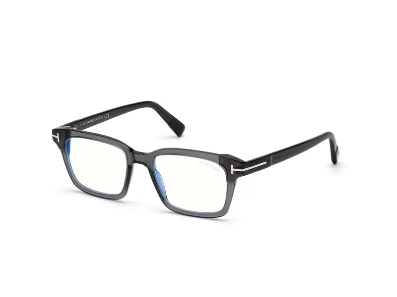 TOM FORD Uomo FT5661-B 20 Montature da vista Acetato Grigio  Squadrata Normale