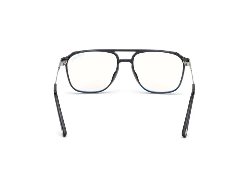 TOM FORD Uomo FT5665-B 20 Montature da vista Iniettato Grigio Squadrata Normale miniatura 3