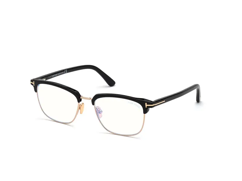 TOM FORD Uomo FT5683-B 1 Montature da vista Iniettato Nero  Squadrata Normale