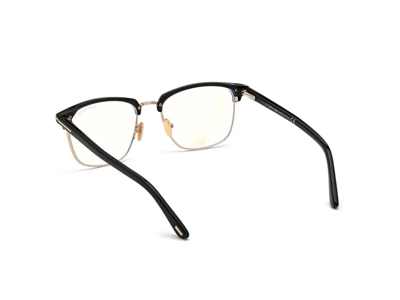 TOM FORD Uomo FT5683-B 1 Montature da vista Iniettato Nero Squadrata Normale miniatura 3