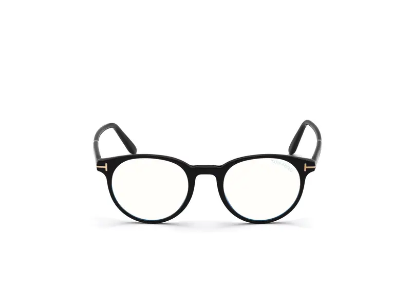 TOM FORD Uomo FT5695-B 001 Montature da vista Acetato Nero Rotonda Normale miniatura 2