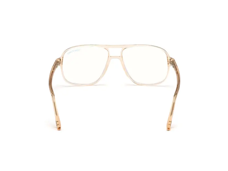 TOM FORD Uomo FT5737-B 45 Montature da vista Acetato Marrone Squadrata Normale miniatura 3