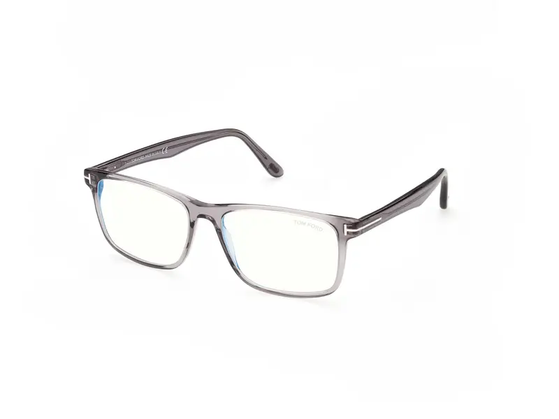 TOM FORD Uomo FT5752-B 20 Montature da vista Acetato Grigio  Squadrata Normale