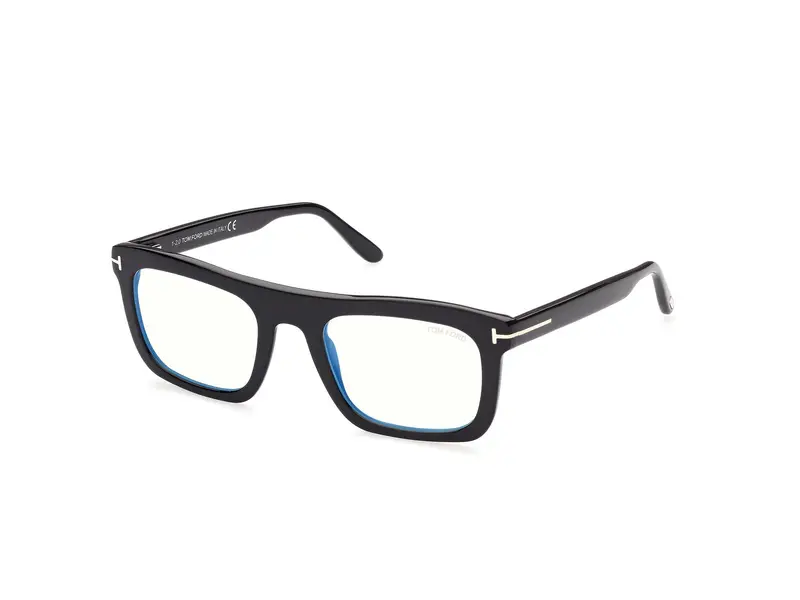 TOM FORD Uomo FT5757-B 1 Montature da vista Acetato Nero Squadrata Normale