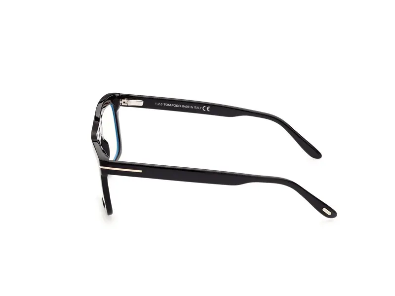TOM FORD Uomo FT5757-B 1 Montature da vista Acetato Nero Squadrata Normale miniatura 2