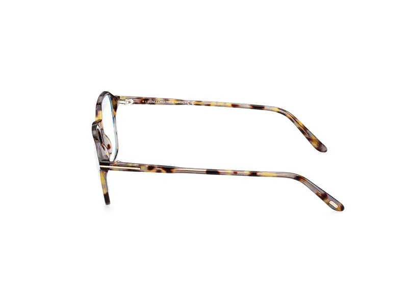 TOM FORD Uomo FT5804-B 55 Montature da vista Acetato Havana Geometrica Normale miniatura 2