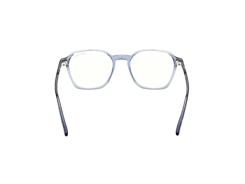TOM FORD Uomo FT5804-B 90 Montature da vista Acetato Blu Geometrica Normale miniatura 3