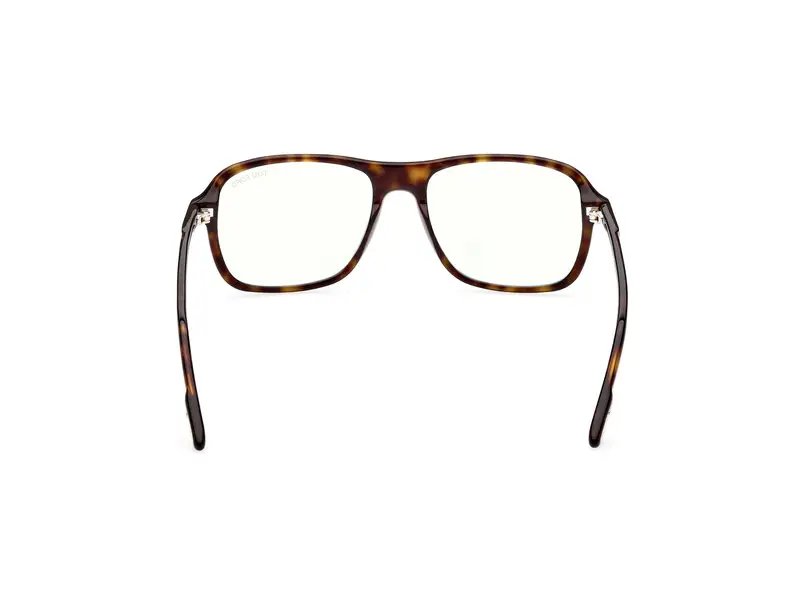 TOM FORD Uomo FT5806-B 52 Montature da vista Acetato Havana Squadrata Normale miniatura 3