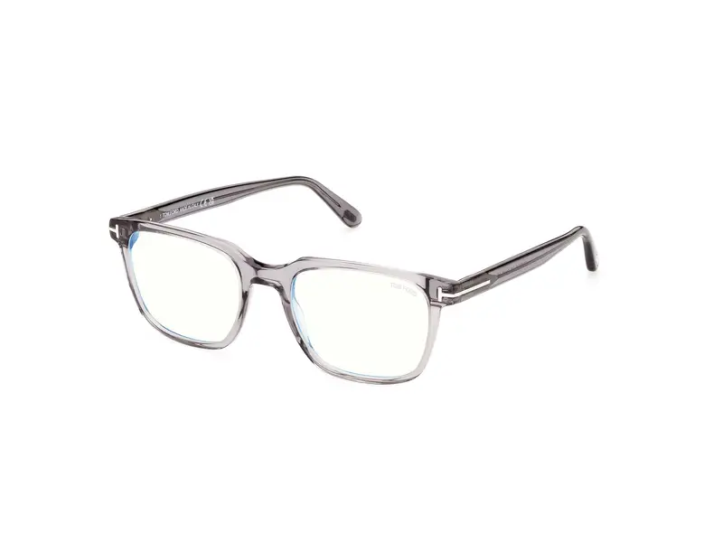 TOM FORD Uomo FT5818-B 20 Montature da vista Acetato Grigio Squadrata Normale