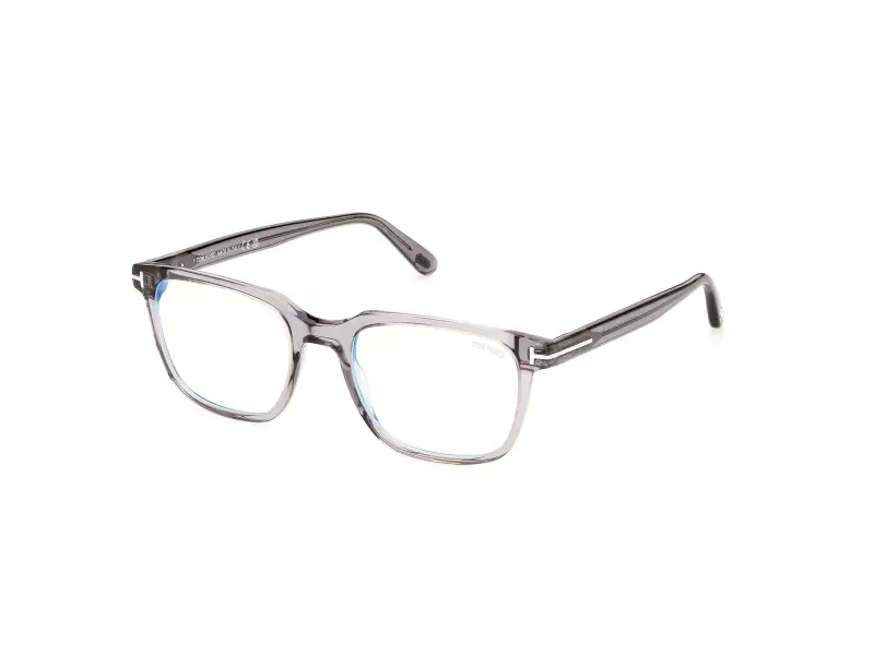 Uomo FT5818-B 20 Montature da vista Acetato Grigio Squadrata Normale
