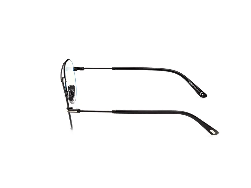 TOM FORD Uomo FT5829-B 1 Montature da vista Metallo Nero Pilot Normale miniatura 2