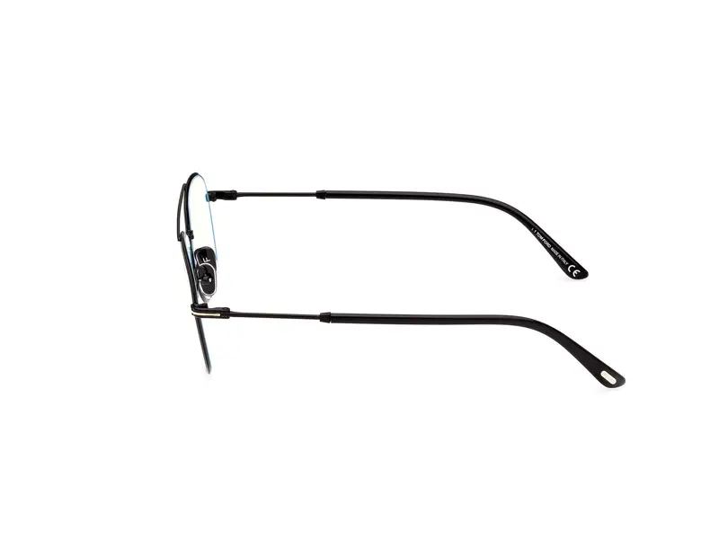 TOM FORD Uomo FT5830-B 1 Montature da vista Metallo Nero Pilot Normale miniatura 2