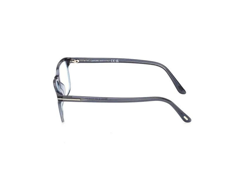 Uomo FT5831-B 090 Montature da vista Acetato Blu Squadrata Normale miniatura 3