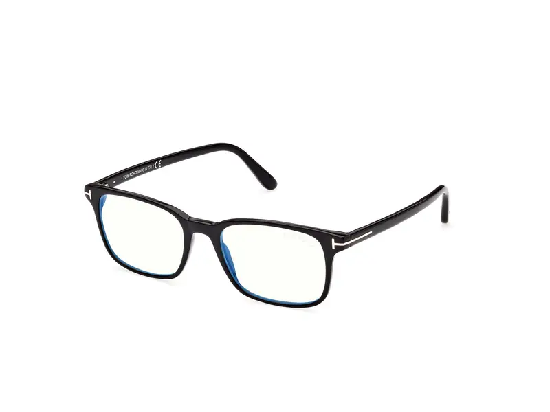 Uomo FT5831-B 1 Montature da vista Acetato Nero Squadrata Normale