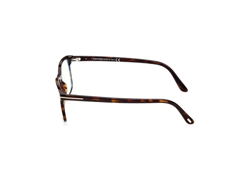 TOM FORD Uomo FT5831-B 52 Occhiali anti luce blu Acetato Havana Squadrata Normale miniatura 2