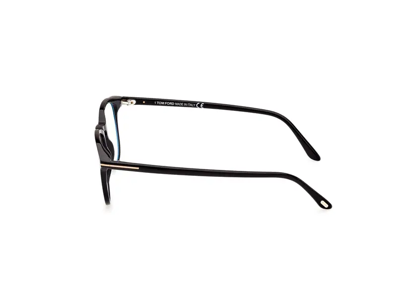 TOM FORD Uomo FT5832-B 1 Montature da vista Acetato Nero Rotonda Normale miniatura 2