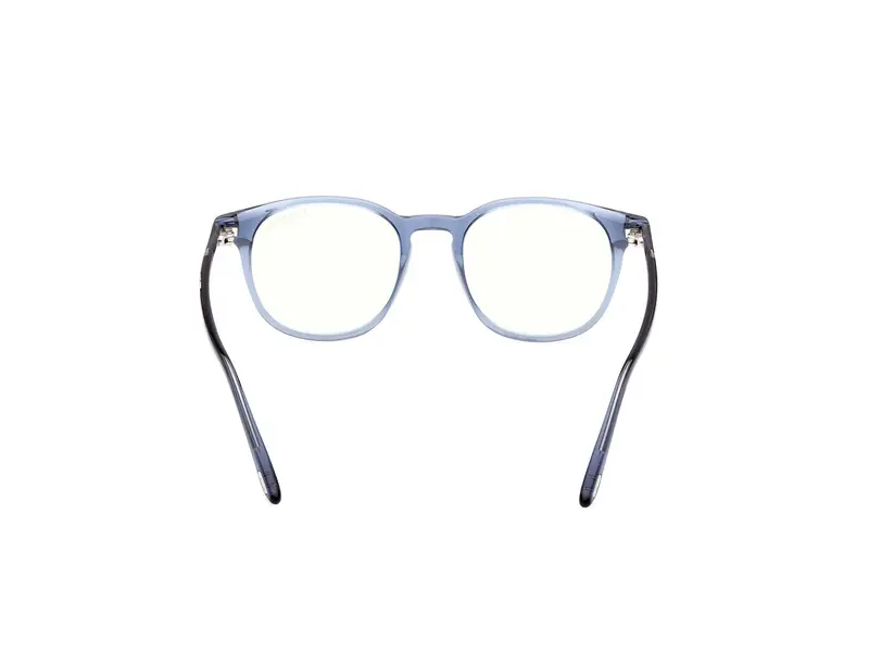 TOM FORD Uomo FT5832-B 90 Montature da vista Acetato Blu Rotonda Normale miniatura 3