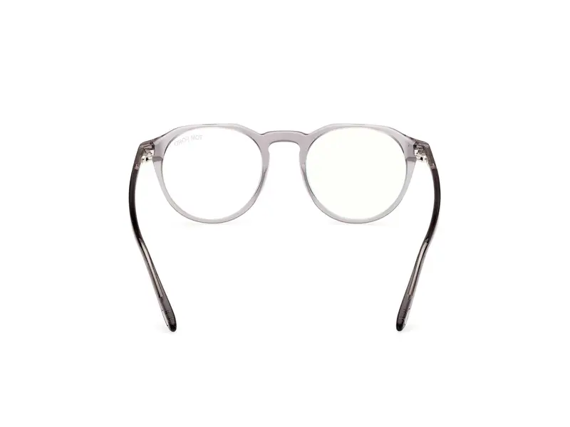 TOM FORD Uomo FT5833-B 20 Montature da vista Acetato Grigio Rotonda Normale miniatura 3